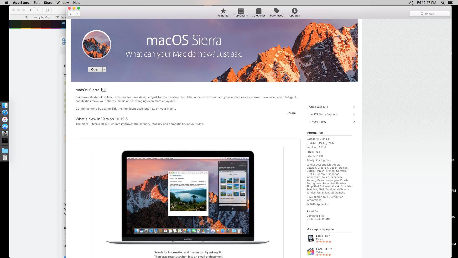 Open Mac App Store